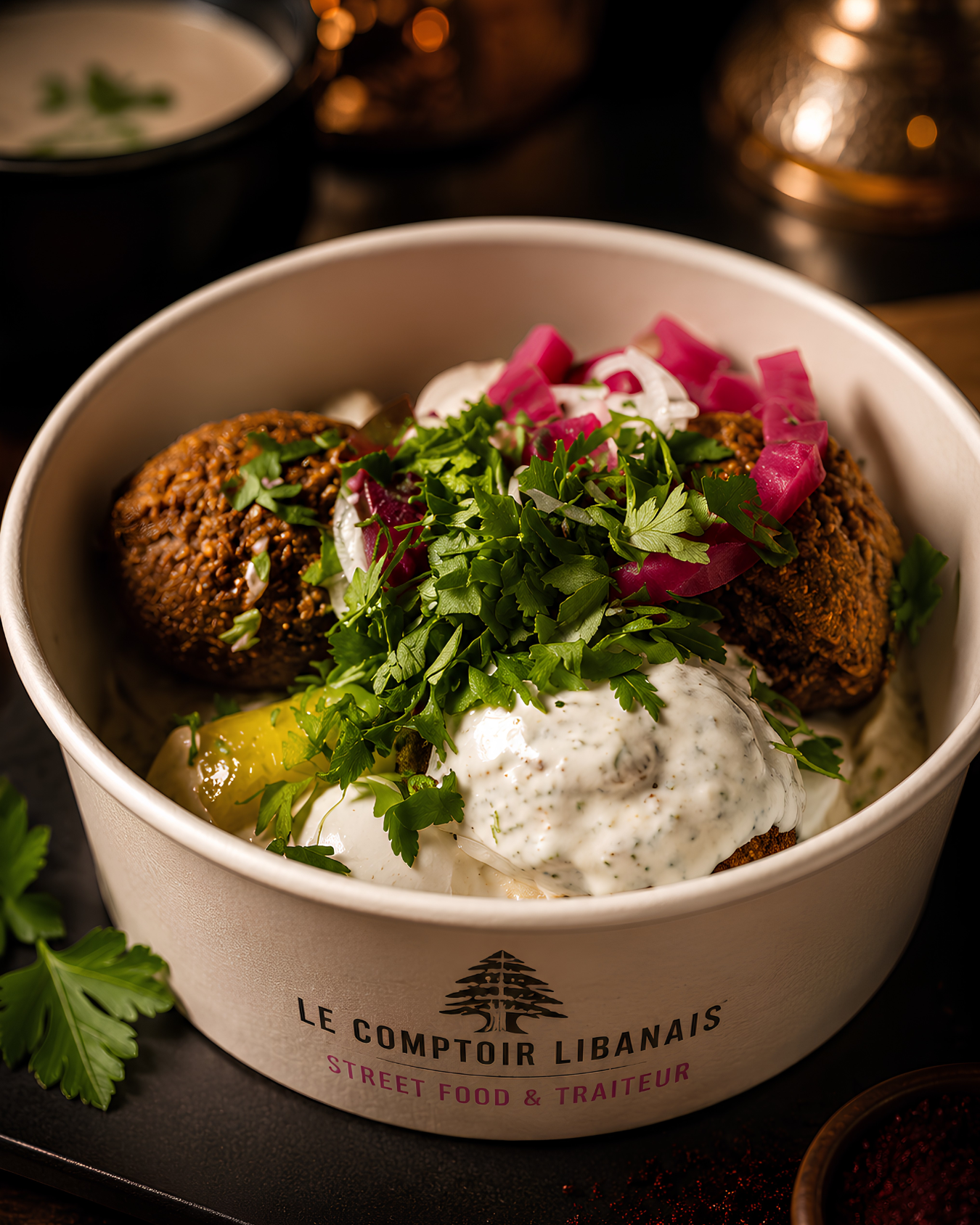 Bowl falafel du Comptoir Libanais